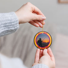 Load image into Gallery viewer, Surf Fishing Santa 3&quot; Ceramic Christmas Ornament Made in the USA Ships From The USA