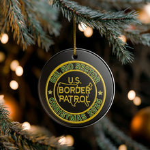 Load image into Gallery viewer, DEL RIO SECTOR BORDER PATROL BPA 3" CERAMIC CHRISTMAS ORNAMENT  MADE IN THE USA SHIPS FROM USA