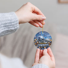 Load image into Gallery viewer, Dallas Cowboys Football Christmas Holiday Ornament Sublimated Ceramic