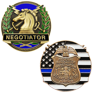 FBI Special Agent Intel Analyst Federal Bureau Investigations Challenge Coin Negotiator GL13-007