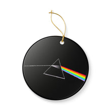 Load image into Gallery viewer, Dark Side Of The Moon Holiday Christmas Ornament Pink Floyd 3&quot; Ceramic Made in the USA Ships From The USA