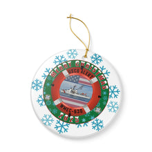 Load image into Gallery viewer, USCG Alert Holiday Christmas Ornament WMEC-630 3&quot; Ceramic Made in the USA Ships From The USA