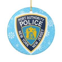 Load image into Gallery viewer, NY NJ New York New Jersey Port Authority Police 3&quot; Ceramic Christmas Ornament  Made in the USA Ships From the USA
