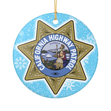 Load image into Gallery viewer, CHP California Highway Patrol  3&quot; Ceramic Christmas Ornament  Made in the USA Ships From the USA