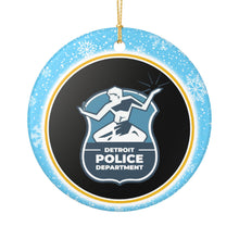 Load image into Gallery viewer, Detroit Police Department Seal 3&quot; Ceramic Christmas Ornament  Made in the USA Ships From the USA