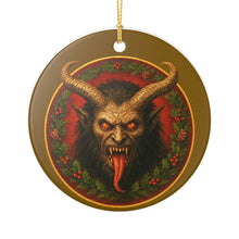 Load image into Gallery viewer, Krampus Krampuslauf Krampusnacht 3" Ceramic Holiday Ornament Made in the USA Ships From The USA