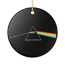 Load image into Gallery viewer, Dark Side Of The Moon Holiday Christmas Ornament Pink Floyd 3&quot; Ceramic Made in the USA Ships From The USA