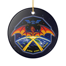Load image into Gallery viewer, SpaceX Crew 10 Ten 3&quot; Ceramic Christmas Ornament Made In The USA Ships From The USA
