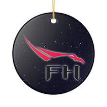 Load image into Gallery viewer, SpaceX FH Falcon Heavy 3&quot; Ceramic Christmas Ornament Made In The USA Ships From The USA