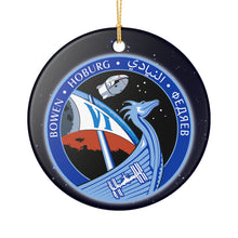 Load image into Gallery viewer, SpaceX Crew 6 Six 3&quot; Ceramic Christmas Ornament Made In The USA Ships From The USA