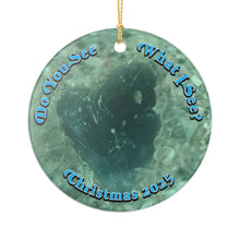 Load image into Gallery viewer, Meg Hunters Sharks Tooth Teeth 3" Ceramic Christmas Ornament Made in the USA Ships from the USA