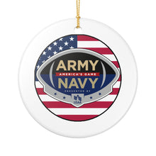 Load image into Gallery viewer, Army Navy Game Commemorative 3" Ceramic Christmas Ornament Made in The USA Ships From The USA