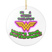 Load image into Gallery viewer, Speech Therapist 3" Ceramic Christmas Ornament Gift Made In The USA Ships From The USA