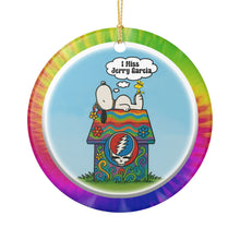 Load image into Gallery viewer, Parody Snoopy I Miss Jerry Garcia Grateful Dead 3" Ceramic Christmas Ornament Made In The USA Ships From The USA
