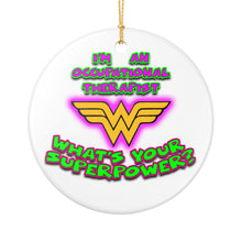 Load image into Gallery viewer, Occupational Therapist OT 3" Ceramic Christmas Ornament Gift Made In The USA Ships From The USA