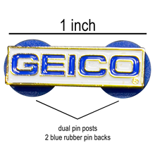 Load image into Gallery viewer, GEICO logo Insurance Agent Franchisee Lapel Pin PBX-005-I P-223