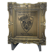 Load image into Gallery viewer, Good Fellas NYPD Fuggedaboutit Movie Poster Challenge Coin NITRO Organized Crime Control Bureau BL4-012