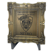 Load image into Gallery viewer, Good Fellas NYPD Fuggedaboutit Movie Poster Challenge Coin NITRO Organized Crime Control Bureau BL4-012 Discontinued