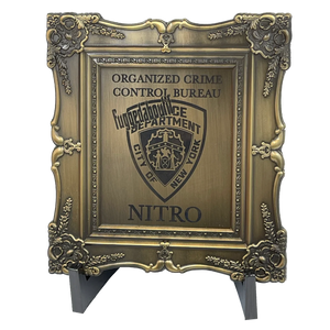 Good Fellas NYPD Fuggedaboutit Movie Poster Challenge Coin NITRO Organized Crime Control Bureau BL4-012