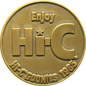 Goonies Doubloon Hi-C Challenge Coin One Eyed Willie pirate Treasure Replica Prop GL15-007
