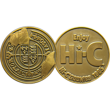 Load image into Gallery viewer, Goonies Doubloon Hi-C Challenge Coin One Eyed Willie pirate Treasure Replica Prop GL15-007