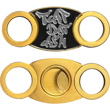 Load image into Gallery viewer, MTV Cribs Michael Strahan episode matching gray Cigar Cutter for Tap Dat Ash Cigar Coin CC-013