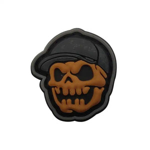 Evil Skull Bear Hoodie Cap PVC Hook and Loop Tactical Morale Patch Ranger Eyes Ships Free From The USA PAT-830