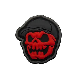 Evil Skull Bear Hoodie Cap PVC Hook and Loop Tactical Morale Patch Ranger Eyes Ships Free From The USA PAT-830