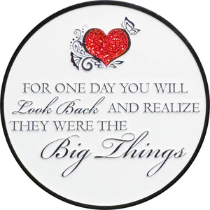 Cherish The Little Things LOVE Challenge Coin Medallion Valentines Day Happy Anniversary Gift BL18-018