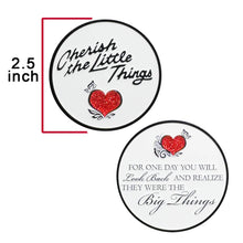 Load image into Gallery viewer, Cherish The Little Things LOVE Challenge Coin Medallion Valentines Day Happy Anniversary Gift BL18-018