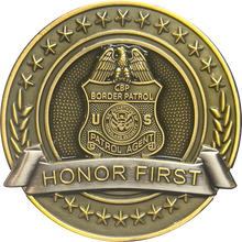 Load image into Gallery viewer, Border Patrol Agent 100th Anniversary Honor First CBP USBP Challenge Coin H-009