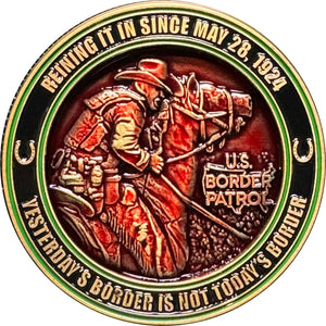 Border Patrol Horse Patrol Haitian Migrant Biden Censored Challenge Coin  BL18-002