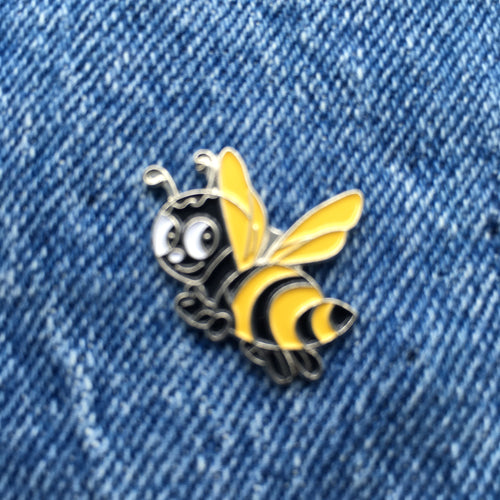 Bee Stinger Save The Bees Bee Nice Enamel Pin FREE USA Shipping P-266