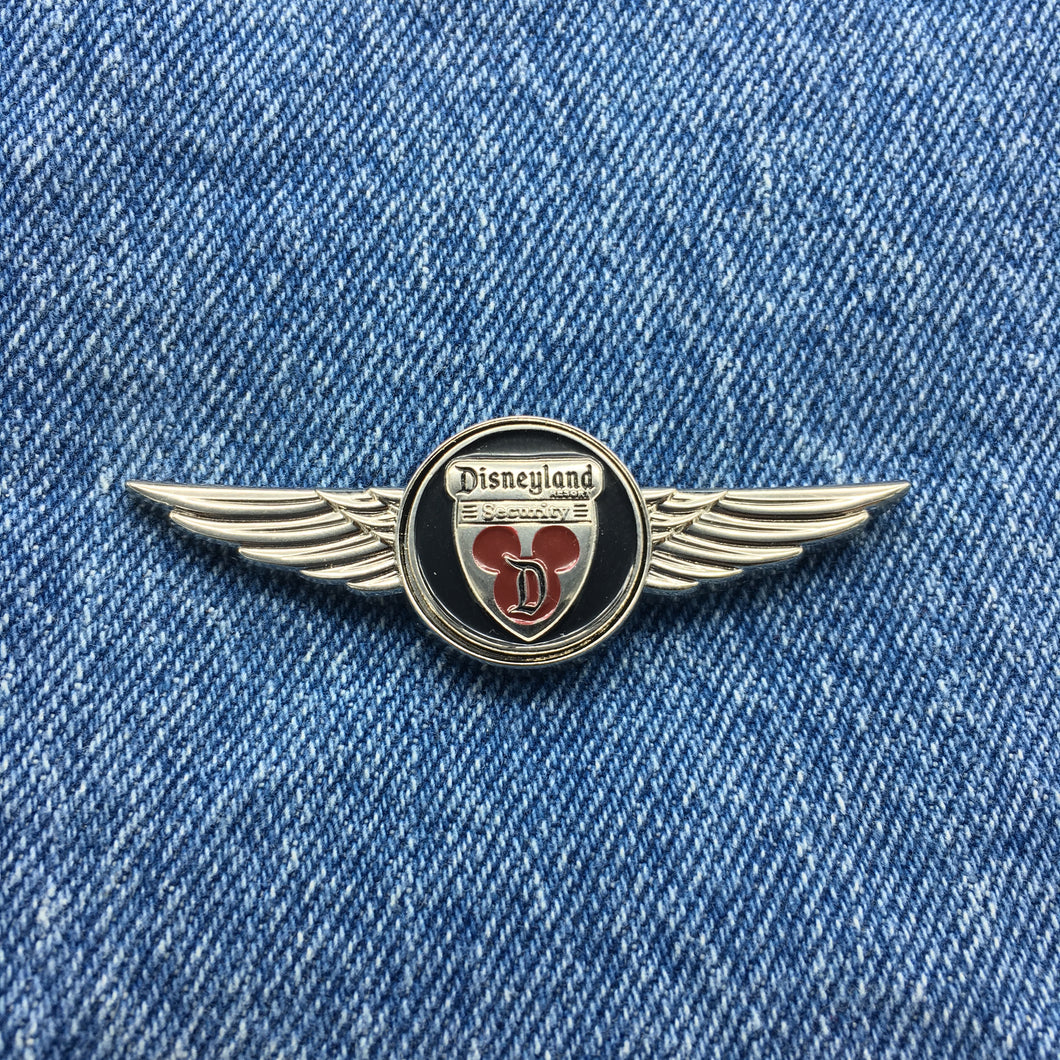 Full Size Disneyland Security Gold Color Drone Pilot Wings Pin Free USA Shipping P-274