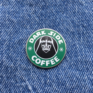 Starbucks parody pin Dark Side Coffee Imperial Vader inspired by Star Wars coffee P-276