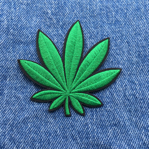 420 Leaf Flower Bud Iron On Embroidered Patch Ships Free In The USA  PAT-861