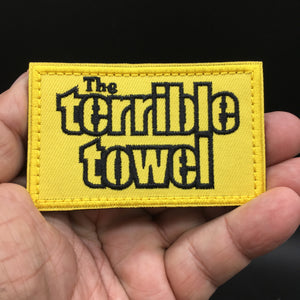 Terrible Towel Pittsburgh Embroidered Hook And Loop Tactical Morale Patch Ships Free in the USA  PAT-886