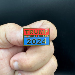 President Trump 2024 Donald Trump Enamel Lapel Pin Ships Free In The USA P-304