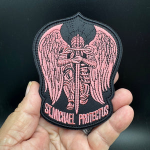 Large Saint Michael Protect Us Patch Hook and Loop Morale Tactical Ships Free In The USA PAT-895-899