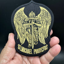 Load image into Gallery viewer, Large Saint Michael Protect Us Patch Hook and Loop Morale Tactical Ships Free In The USA PAT-895/896/897/898/899