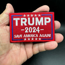 Load image into Gallery viewer, Trump 2024 Presidential Campaign Embroidered Tactical Morale Patch Hook and Loop Free Shipping In the USA PAT-981/982/983