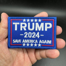 Load image into Gallery viewer, Trump 2024 Presidential Campaign Embroidered Tactical Morale Patch Hook and Loop Free Shipping In the USA PAT-981/982/983