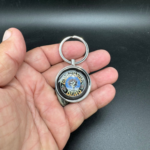 Grateful Dead Keychain Deadhead Jerry Garcia