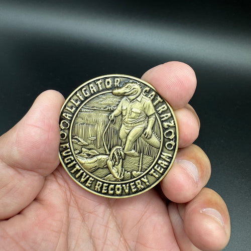 ALLIGATOR ALCATRAZ CHALLENGE COIN ICE CBP Border Patrol USMS FDC FDLE FDOC
