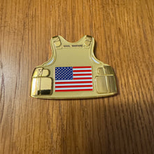 Load image into Gallery viewer, USN Navy Seals Trident Special Warfare Body Armor Challenge Coin Chief GOAT