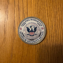 Load image into Gallery viewer, CBP FIFA World Cup 2026 Stadium Security Detail Challenge Coin Customs Border Protection Silver Version