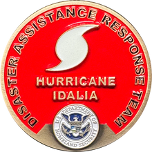 Load image into Gallery viewer, Hurricane Idalia DART Disaster Assistance Response Team Sheriff CBP FEMA Challenge Coin JJ-012