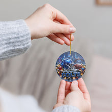 Load image into Gallery viewer, Indianapolis Colts Christmas Holiday Ornament Sublimated Ceramic