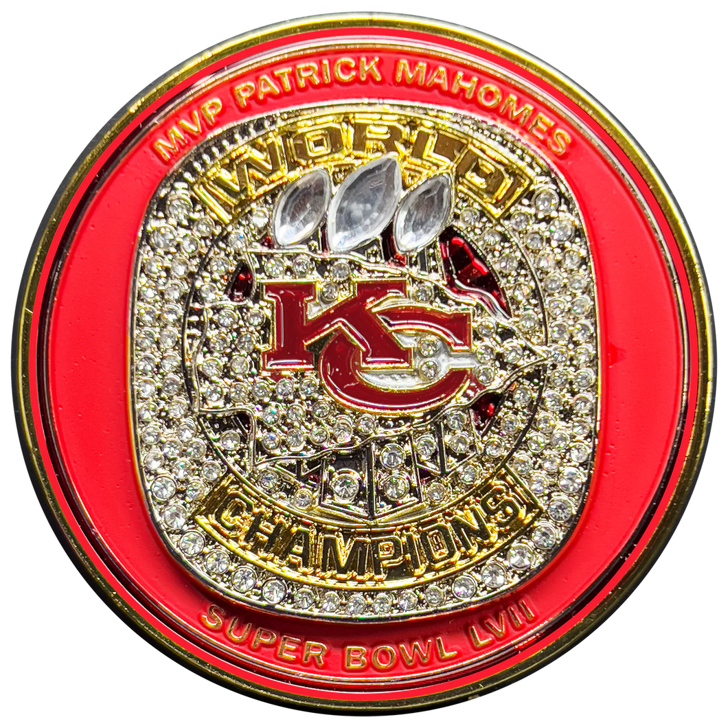 Kansas City KCPD Missouri Police Stadium Detail Championship Challenge Coin KC BL17-023