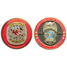 Load image into Gallery viewer, Kansas City KCPD Missouri Police Stadium Detail Championship Challenge Coin KC BL17-023